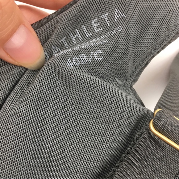 Athleta aqualuxe bra sized bikini top swim gray - Picture 6 of 7